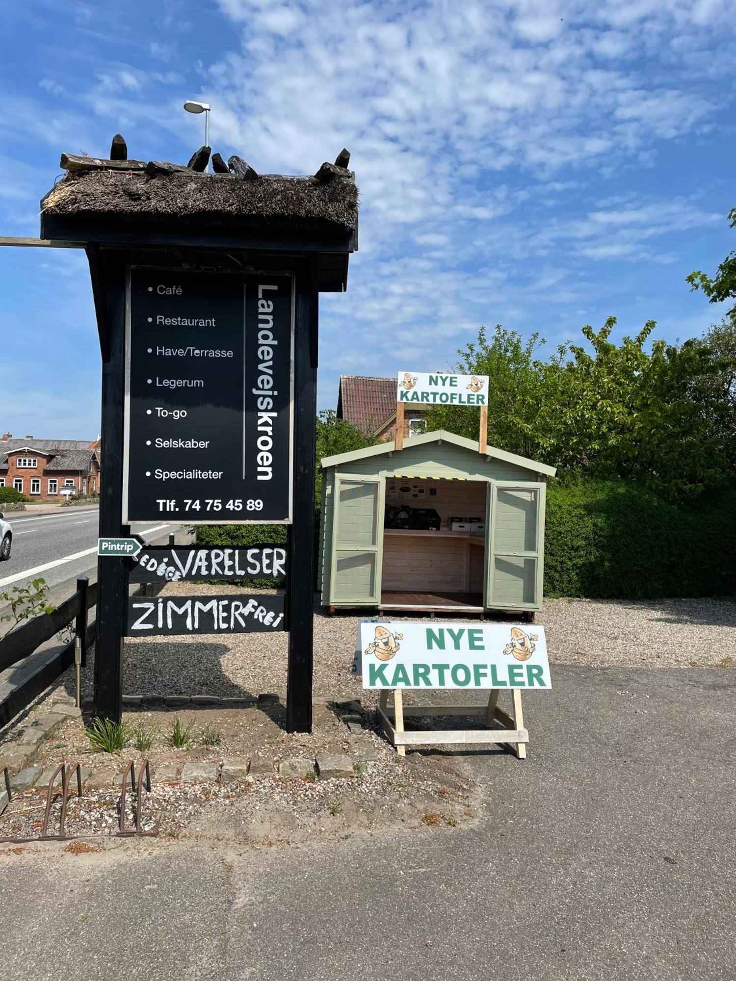 Dostrup Landevejskro & Motel Skærbæk Buitenkant foto